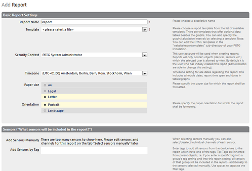 Add Report Assistant Add Report Assistant